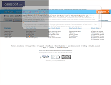 Tablet Screenshot of camspot.com